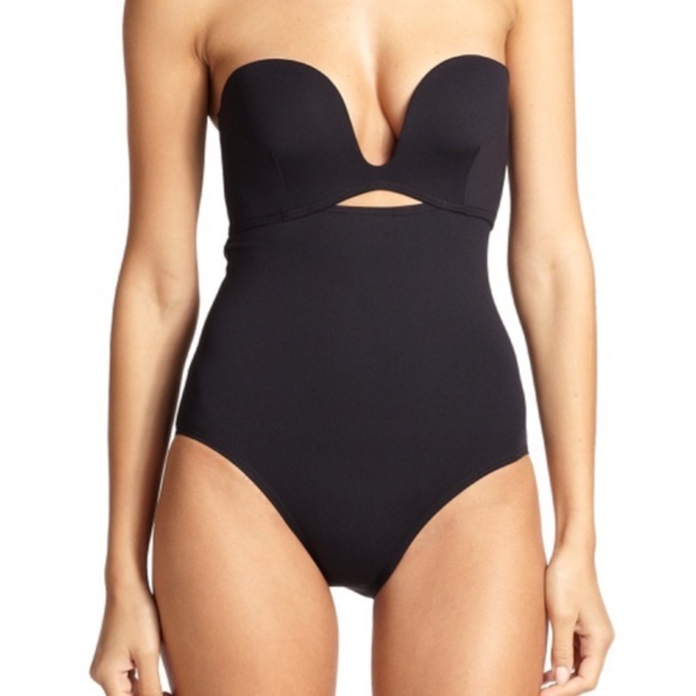 Proenza Schouler backless plunge neck cutout bustier one piece NWT